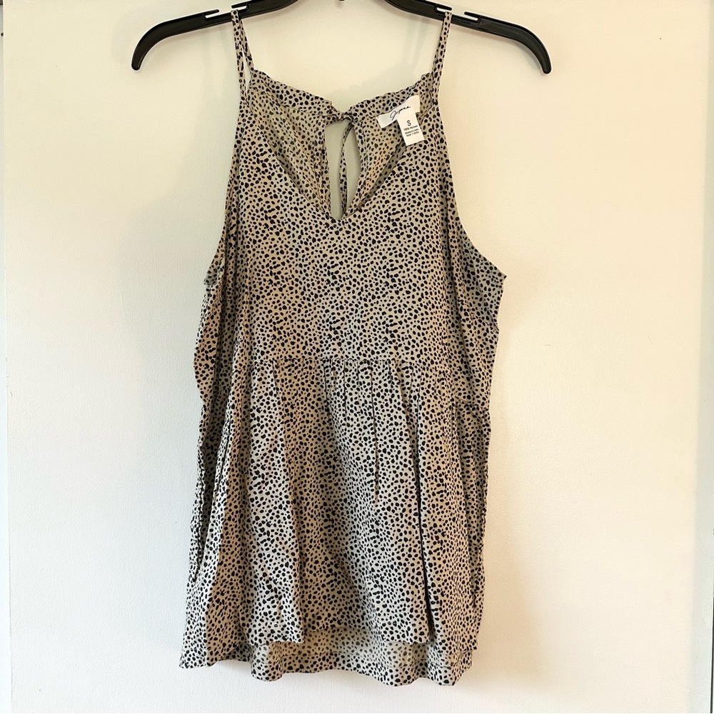 Japna Patterned Babydoll Top